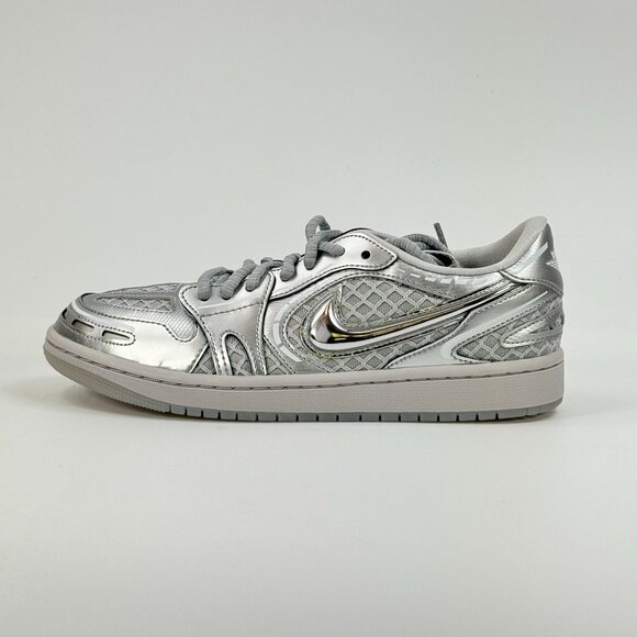 Air Jordan 1 Low Women's Method of Make V3 'Metallic Silver' HQ2186-002 size 8 - Picture 4 of 8